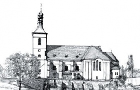 Pietrowice Wielkie szkic Kościoła