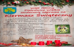 Wójt Gminy Pietrowice Wielkie Zaprasza na Kiermasz Świąteczny