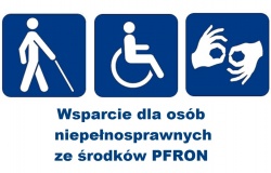 Wsparcie osób niepełnosprawnych ze środków PFRON