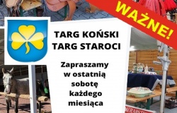 Targ staroci i Targ koński w październiku ODWOŁANY!