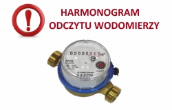 Harmonogram odczytu wodomierzy