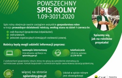 Komunikat Dyrektora Centralnego Biura Spisowego w sprawie wywiadów bezpośrednich w Powszechnym Spisie Rolnym 2020 r.