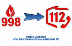 112 przejmuje numer alarmowy 998