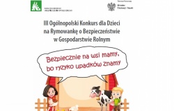 Konkurs KRUS „Bezpiecznie na wsi mamy, bo ryzyko upadków znamy”