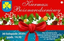 Magia Świąt zawita do Pietrowic Wielkich! Wójt Gminy Zaprasza na Uroczysty Kiermasz Bożonarodzeniowy