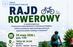 Zapraszamy na Polsko-Czeski Rajd Rowerowy i otwarcie nowej przestrzeni w Żerdzinach!
